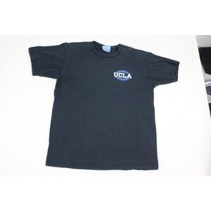 UCLA Men Vintage Blue Shirt Gold Standard Short Sleeve Made In USA Large
